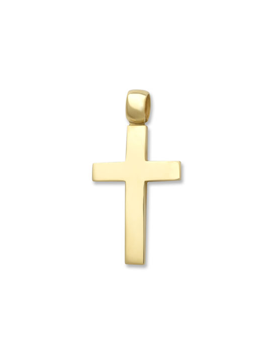 Damen Gold Kreuz 14K