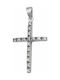 White Gold Cross 14K