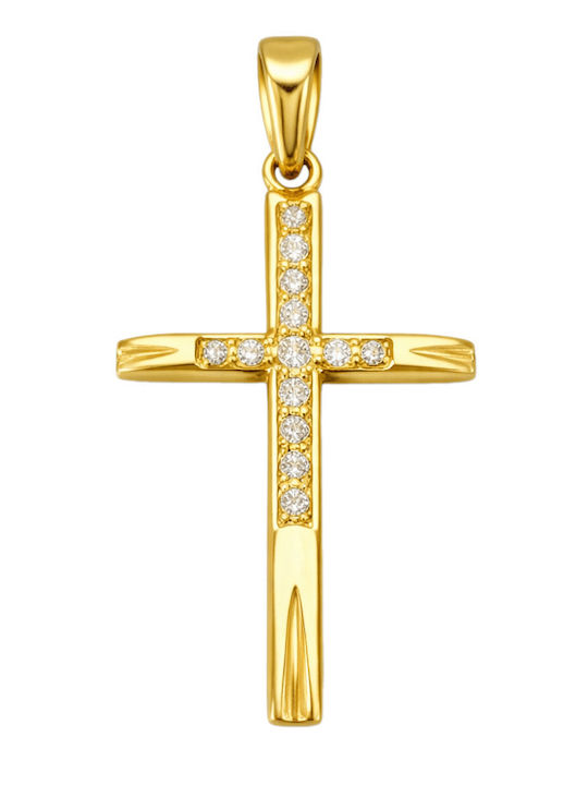 FenixJewelry Дамски Златен Кръст 14K