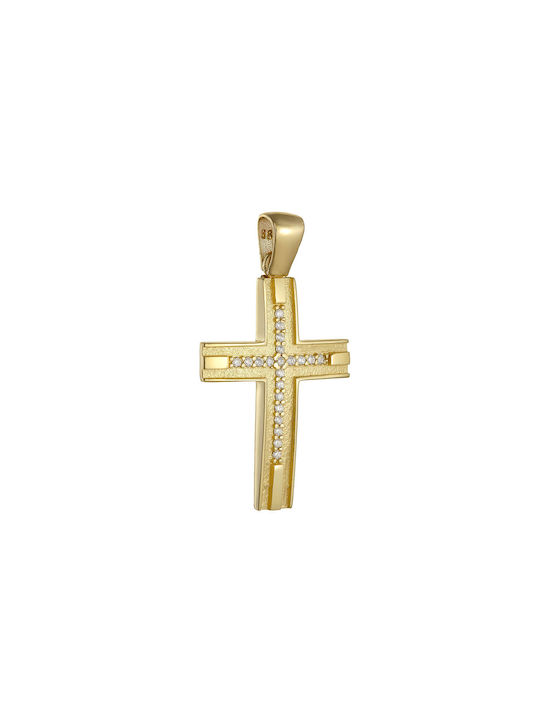 Femeiesc Aur Cruce 14K