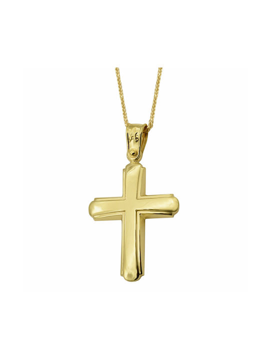 Gold Cross 14K with Chain