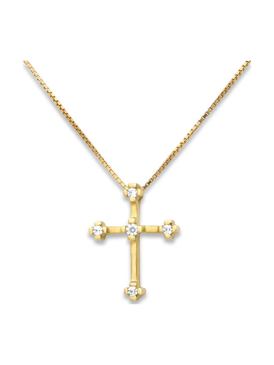 Goldjewels Χρυσός Σταυρός 14Κ Goldjewels Χρυσός Σταυρός 14Κ