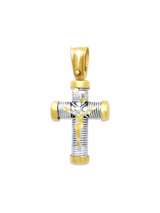 Men's Gold Cross 14K with the Crucified