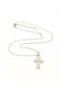 Kirkikosmima Men's Cross from Steel with Chain