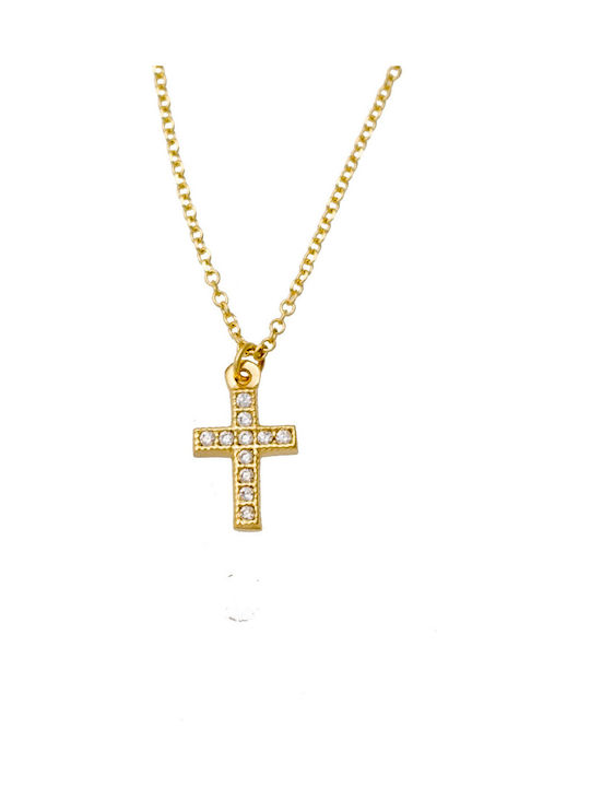 Gold Cross 14K with Chain