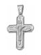 White Gold Cross 14K