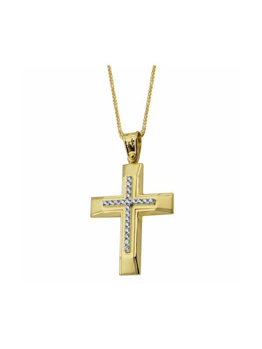 Gold Cross 9K with Chain