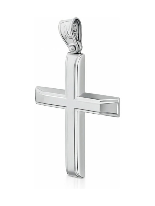 White Gold Cross 14K