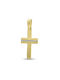 Herren Gold Kreuz 14K