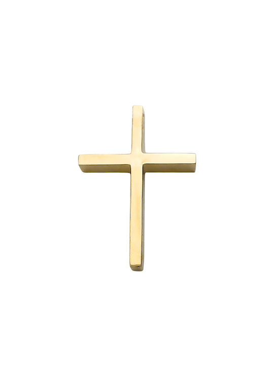 Herren Gold Kreuz 14K