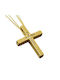 Damen Gold Kreuz 14K mit Kette