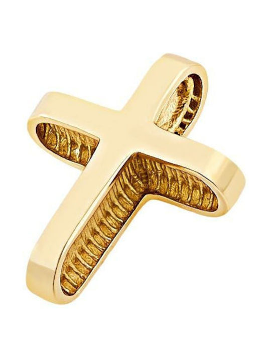 Herren Gold Kreuz 14K