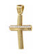 Femeiesc Aur Cruce 14K