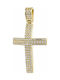 Damen Gold Kreuz 14K