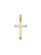 Herren Gold Kreuz 14K