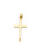 Herren Gold Kreuz 14K