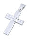 Men's White Gold Cross 14K with Chain