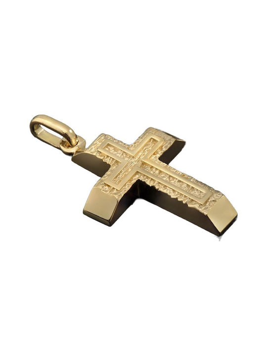 Gold Kreuz 14K mit Kette