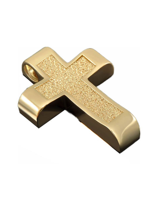 Gold Kreuz 14K mit Kette