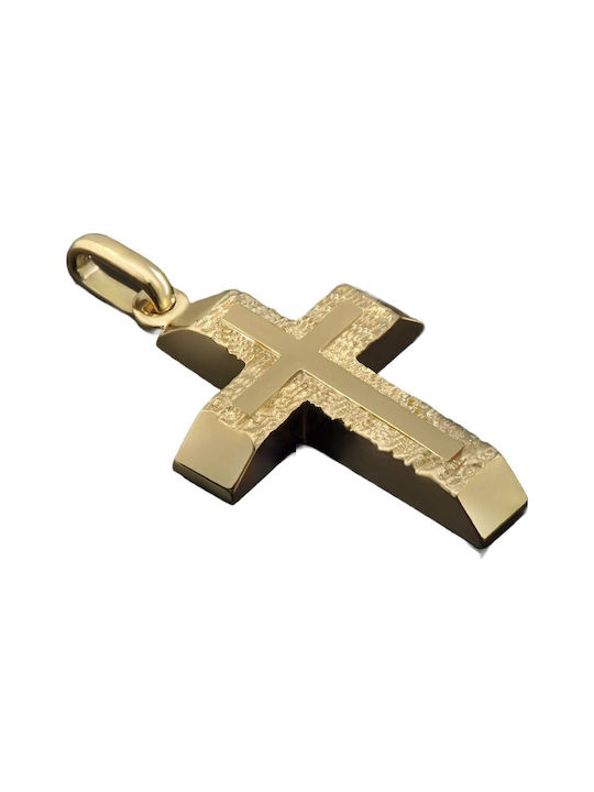 Gold Kreuz 14K mit Kette