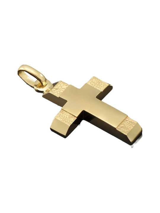 Gold Kreuz 14K mit Kette