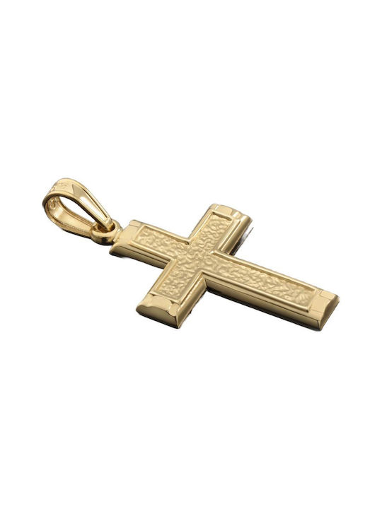 Gold Kreuz 14K mit Kette