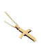 Gold Kreuz 14K mit Kette