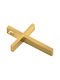 Gold Kreuz 14K mit Kette