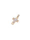 Women's Rose Gold Cross 14K