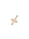 Women's Rose Gold Cross 14K