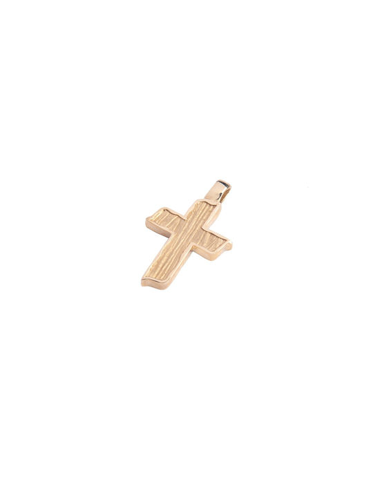 Women's Rose Gold Cross 14K