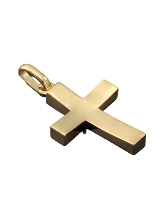 Gold Kreuz 14K mit Kette