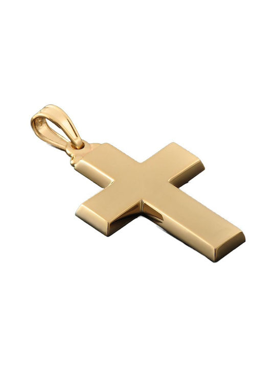 Gold Kreuz 14K mit Kette