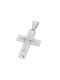 Women's White Gold Cross 14K