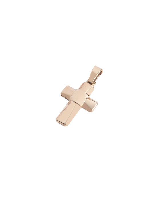 Women's Rose Gold Cross 14K