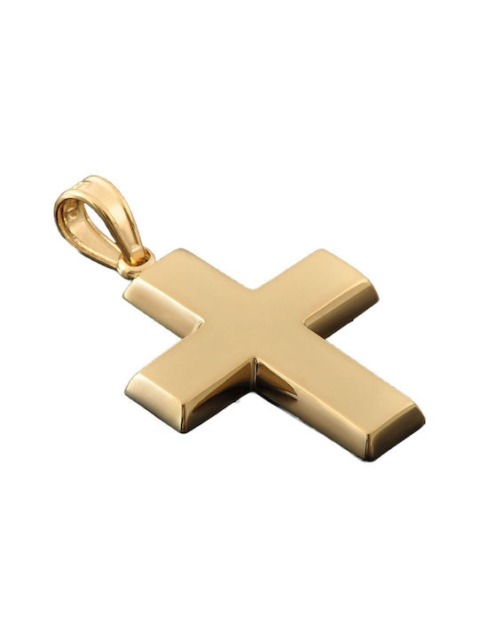 Gold Kreuz 14K mit Kette