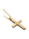 Gold Kreuz 14K mit Kette