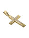 Damen Gold Kreuz 14K mit Kette