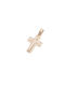 Femeiesc Aur Roz Cruce 14K