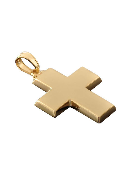 Gold Kreuz 14K mit Kette