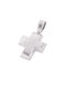 Men's White Gold Cross 14K