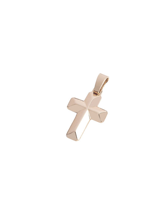 Femeiesc Aur Roz Cruce 14K