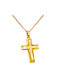 Men's Gold Cross 14K with Chain