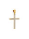 Women's Rose Gold Cross 14K