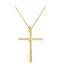 Gold Kreuz 14K mit Kette