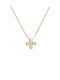 Damen Gold Kreuz 18K mit Kette