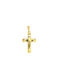 Herren Gold Kreuz 14K