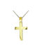 Herren Gold Kreuz 14K