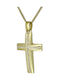 Damen Gold Kreuz 14K