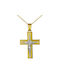 Men's Gold Cross 14K with the Crucified